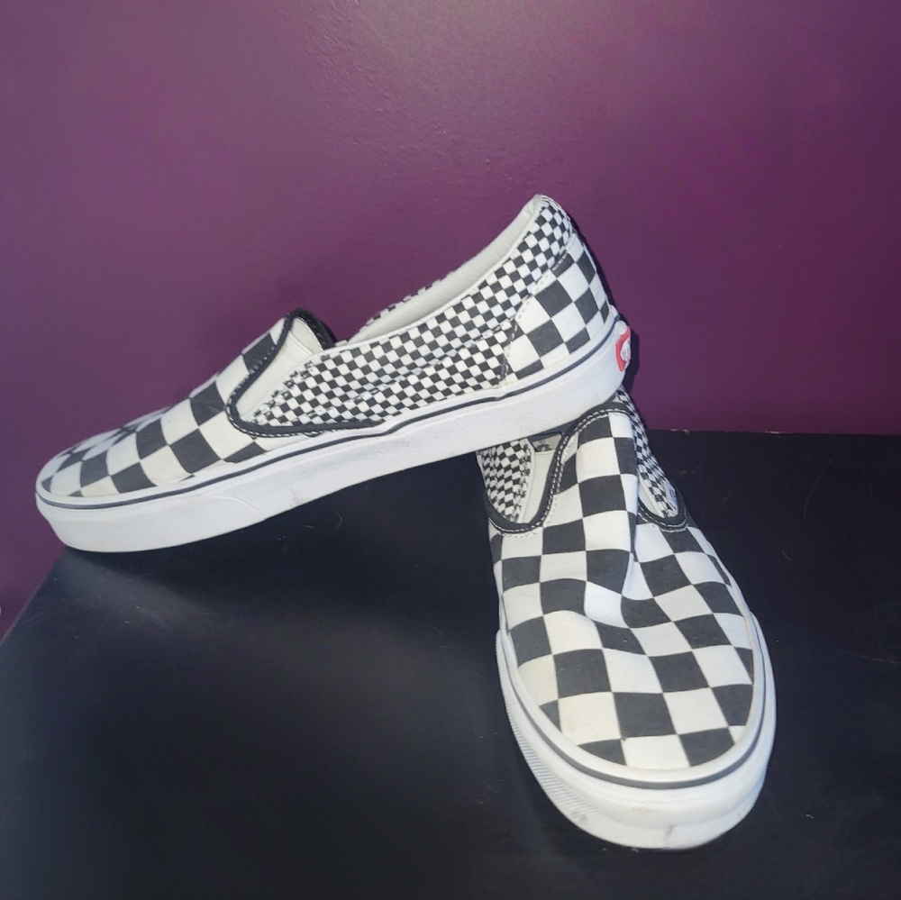 Vans Classic Slip-On Checkerboard Shoe